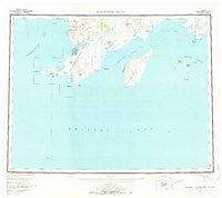 Hagemeister Island Alaska Historical topographic map, 1:250000 scale, 1 X 2 Degree, Year 1957