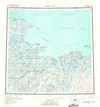 Harrison Bay Alaska Historical topographic map, 1:250000 scale, 1 X 3 Degree, Year 1955