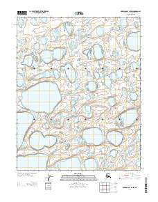 Harrison Bay B-5 SW Alaska Current topographic map, 1:25000 scale, 7.5 X 7.5 Minute, Year 2013