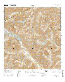 Healy A-6 NW Alaska Current topographic map, 1:25000 scale, 7.5 X 7.5 Minute, Year 2016
