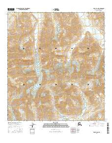 Healy B-6 NE Alaska Current topographic map, 1:25000 scale, 7.5 X 7.5 Minute, Year 2016