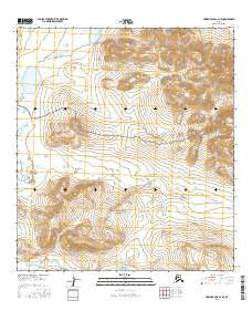 Howard Pass A-2 NE Alaska Current topographic map, 1:25000 scale, 7.5 X 7.5 Minute, Year 2016
