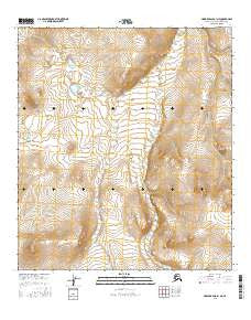 Howard Pass B-1 NE Alaska Current topographic map, 1:25000 scale, 7.5 X 7.5 Minute, Year 2016