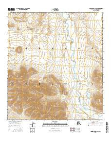 Howard Pass B-1 SW Alaska Current topographic map, 1:25000 scale, 7.5 X 7.5 Minute, Year 2016