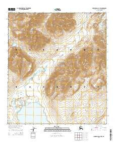 Howard Pass B-4 SW Alaska Current topographic map, 1:25000 scale, 7.5 X 7.5 Minute, Year 2015