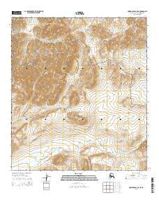 Howard Pass B-5 NE Alaska Current topographic map, 1:25000 scale, 7.5 X 7.5 Minute, Year 2015