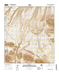 Howard Pass C-2 NE Alaska Current topographic map, 1:25000 scale, 7.5 X 7.5 Minute, Year 2016