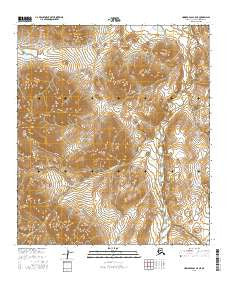 Howard Pass C-5 NE Alaska Current topographic map, 1:25000 scale, 7.5 X 7.5 Minute, Year 2016