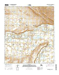 Howard Pass D-1 NE Alaska Current topographic map, 1:25000 scale, 7.5 X 7.5 Minute, Year 2016