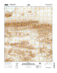 Howard Pass D-4 SW Alaska Current topographic map, 1:25000 scale, 7.5 X 7.5 Minute, Year 2016