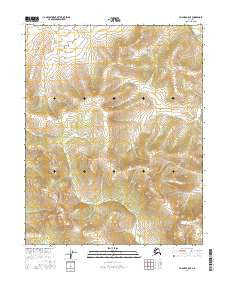 Hughes A-5 NE Alaska Current topographic map, 1:25000 scale, 7.5 X 7.5 Minute, Year 2016