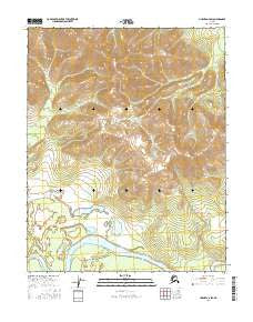 Hughes A-6 SW Alaska Current topographic map, 1:25000 scale, 7.5 X 7.5 Minute, Year 2016