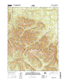 Hughes C-6 NE Alaska Current topographic map, 1:25000 scale, 7.5 X 7.5 Minute, Year 2016