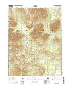 Hughes D-2 NW Alaska Current topographic map, 1:25000 scale, 7.5 X 7.5 Minute, Year 2016