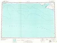 Icy Bay Alaska Historical topographic map, 1:250000 scale, 1 X 3 Degree, Year 1950