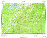 Iditarod Alaska Historical topographic map, 1:250000 scale, 1 X 3 Degree, Year 1956