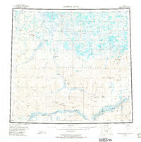 Ikpikpuk River Alaska Historical topographic map, 1:250000 scale, 1 X 3 Degree, Year 1956