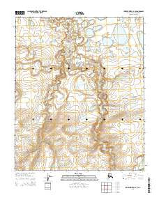 Ikpikpuk River C-3 SE Alaska Current topographic map, 1:25000 scale, 7.5 X 7.5 Minute, Year 2015