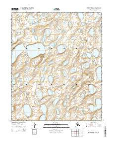 Ikpikpuk River D-1 NE Alaska Current topographic map, 1:25000 scale, 7.5 X 7.5 Minute, Year 2015