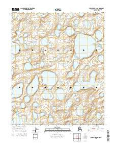 Ikpikpuk River D-2 NE Alaska Current topographic map, 1:25000 scale, 7.5 X 7.5 Minute, Year 2015
