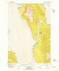 Juneau A-3 Alaska Historical topographic map, 1:63360 scale, 15 X 15 Minute, Year 1948