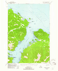 Juneau A-5 Alaska Historical topographic map, 1:63360 scale, 15 X 15 Minute, Year 1951