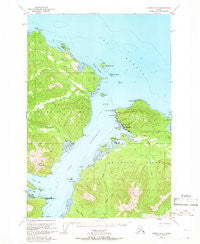 Juneau A-5 Alaska Historical topographic map, 1:63360 scale, 15 X 15 Minute, Year 1951