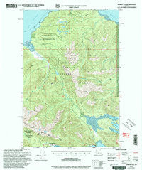 Juneau A-6 Alaska Historical topographic map, 1:63360 scale, 15 X 15 Minute, Year 2000