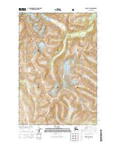 Juneau B-4 NW Alaska Current topographic map, 1:25000 scale, 7.5 X 7.5 Minute, Year 2015