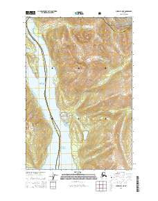 Juneau B-5 NE Alaska Current topographic map, 1:25000 scale, 7.5 X 7.5 Minute, Year 2015