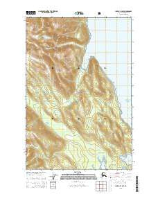 Juneau C-4 NW Alaska Current topographic map, 1:25000 scale, 7.5 X 7.5 Minute, Year 2015