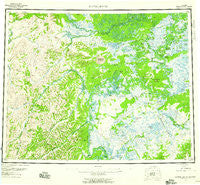 Kateel River Alaska Historical topographic map, 1:250000 scale, 1 X 3 Degree, Year 1955