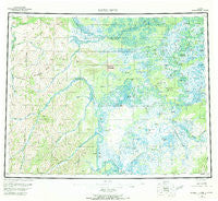 Kateel River Alaska Historical topographic map, 1:250000 scale, 1 X 3 Degree, Year 1955
