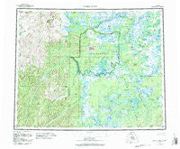 Kateel River Alaska Historical topographic map, 1:250000 scale, 1 X 3 Degree, Year 1955