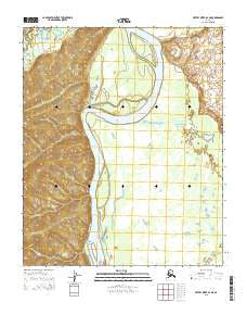 Kateel River A-4 NE Alaska Current topographic map, 1:25000 scale, 7.5 X 7.5 Minute, Year 2015