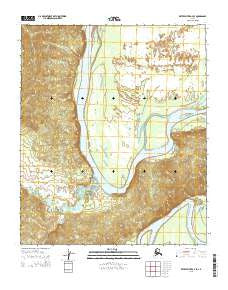 Kateel River A-4 SE Alaska Current topographic map, 1:25000 scale, 7.5 X 7.5 Minute, Year 2015