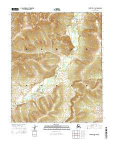 Kateel River C-5 NE Alaska Current topographic map, 1:25000 scale, 7.5 X 7.5 Minute, Year 2015