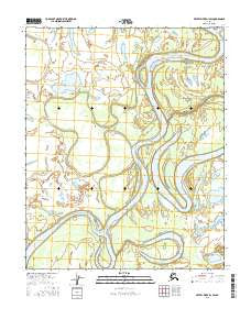 Kateel River D-1 SW Alaska Current topographic map, 1:25000 scale, 7.5 X 7.5 Minute, Year 2016