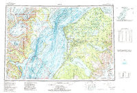 Kenai Alaska Historical topographic map, 1:250000 scale, 1 X 3 Degree, Year 1958