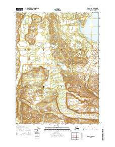 Kenai A-4 NE Alaska Current topographic map, 1:25000 scale, 7.5 X 7.5 Minute, Year 2014