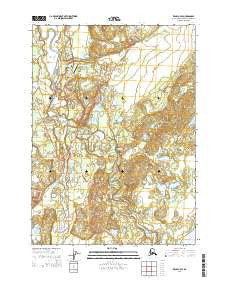 Kenai B-4 SE Alaska Current topographic map, 1:25000 scale, 7.5 X 7.5 Minute, Year 2014