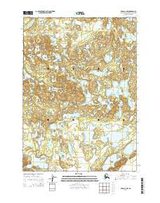 Kenai C-2 NW Alaska Current topographic map, 1:25000 scale, 7.5 X 7.5 Minute, Year 2014