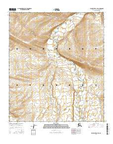 Killik River D-4 SW Alaska Current topographic map, 1:25000 scale, 7.5 X 7.5 Minute, Year 2016