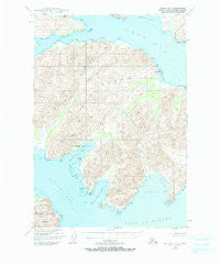 Kodiak B-3 Alaska Historical topographic map, 1:63360 scale, 15 X 15 Minute, Year 1949
