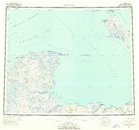 Kotzebue Alaska Historical topographic map, 1:250000 scale, 1 X 3 Degree, Year 1951