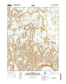 Kotzebue B-5 NE Alaska Current topographic map, 1:25000 scale, 7.5 X 7.5 Minute, Year 2014