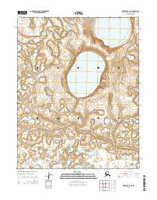 Kotzebue B-5 SE Alaska Current topographic map, 1:25000 scale, 7.5 X 7.5 Minute, Year 2014
