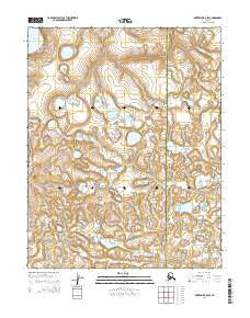 Kotzebue B-5 SW Alaska Current topographic map, 1:25000 scale, 7.5 X 7.5 Minute, Year 2014
