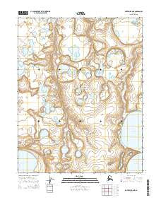 Kotzebue B-6 NE Alaska Current topographic map, 1:25000 scale, 7.5 X 7.5 Minute, Year 2014