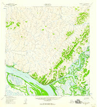 Kwiguk A-3 Alaska Historical topographic map, 1:63360 scale, 15 X 15 Minute, Year 1952
